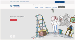 Desktop Screenshot of fibank.al