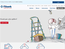 Tablet Screenshot of fibank.al