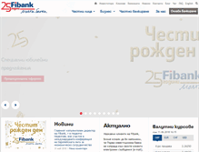 Tablet Screenshot of fibank.bg